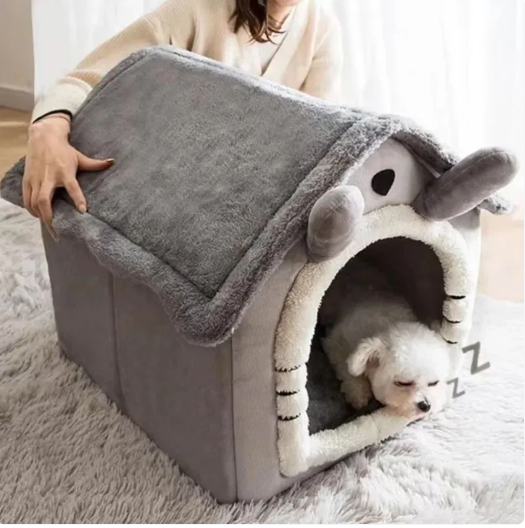 PACKCO Warm Pet House shown in a living room setting