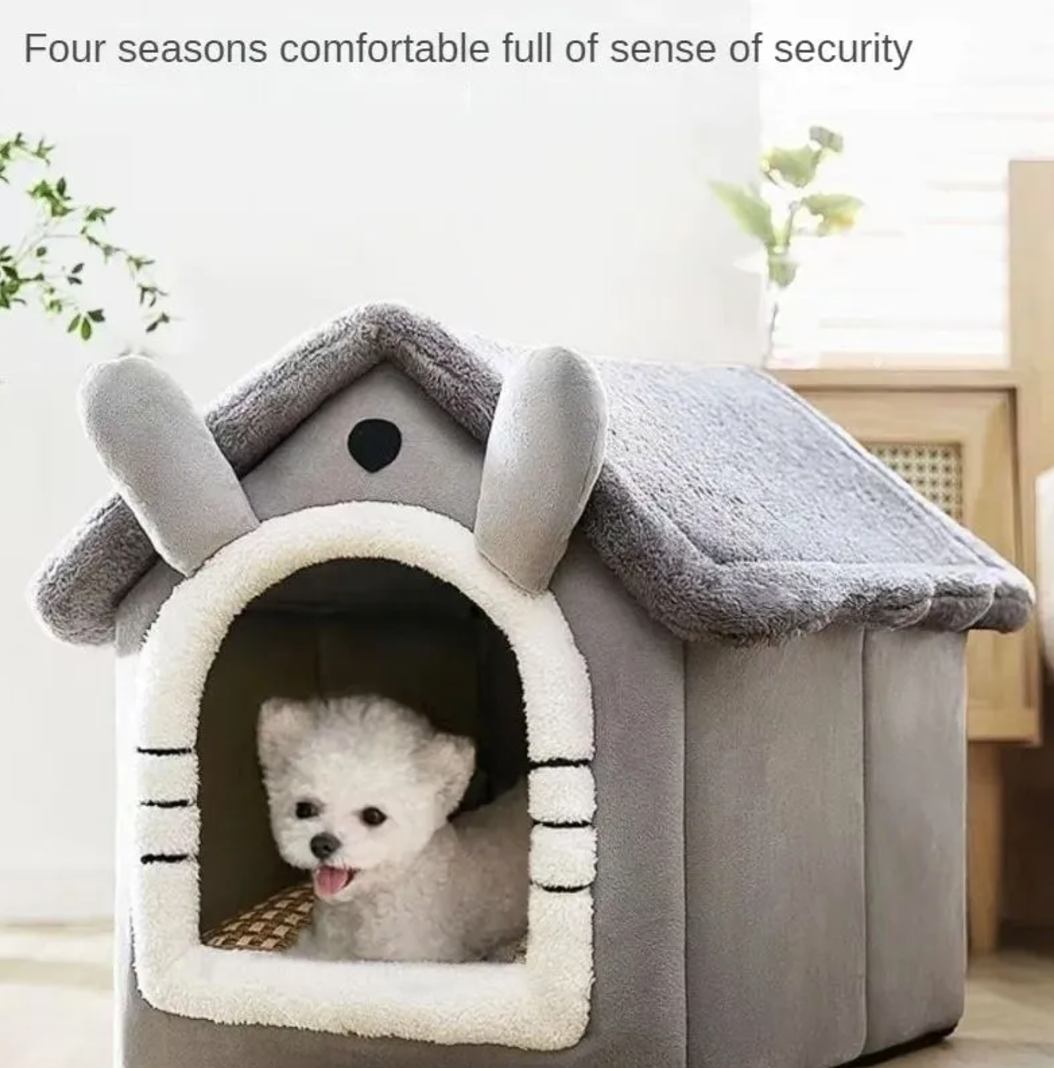 PACKCO Warm Pet House — Cozy Enclosed Retreat