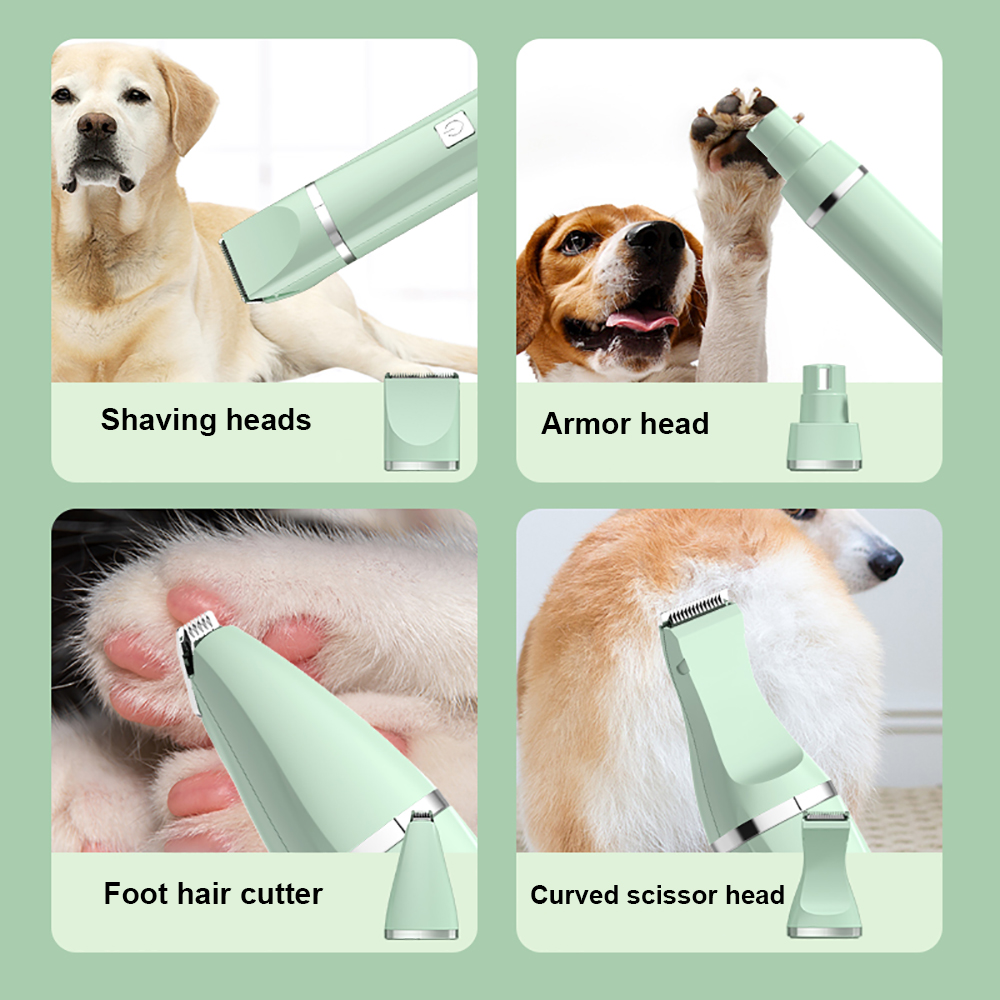 PACKCO Quiet Grooming Clipper ergonomic grip close-up